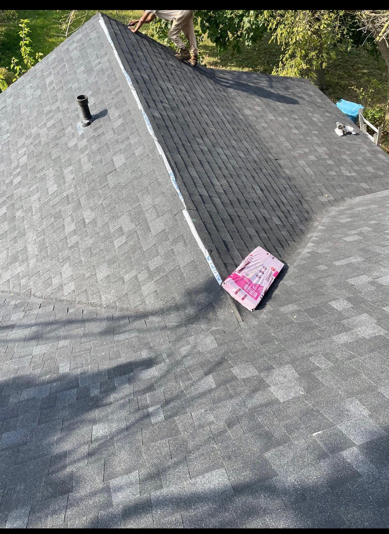 Completed roof replacement